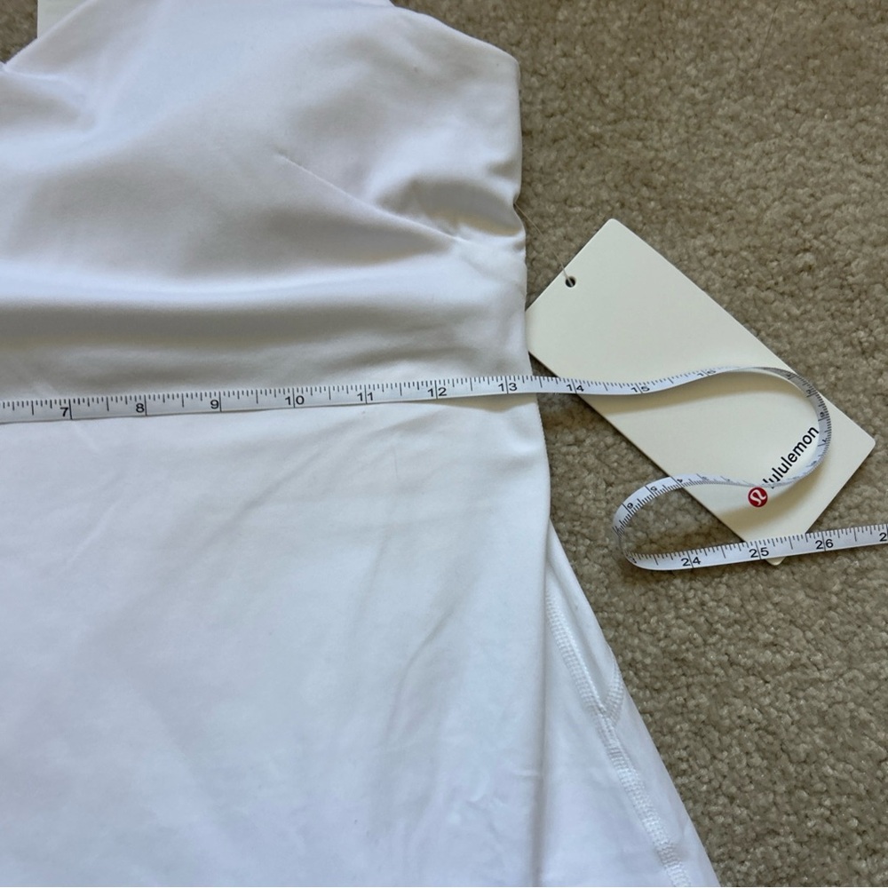 11-21 NWT Size 6 Lululemon Align Dress White - Picture 11 of 11